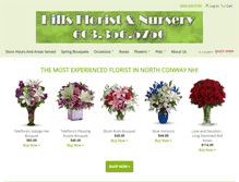Tablet Screenshot of hillsfloristintervalenh.com
